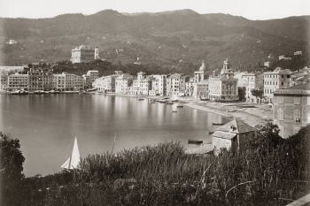 Santa Margherita Ligure, Riviera di Levante, foto d'epoca.