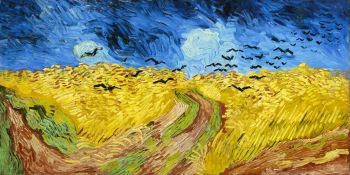Wheatfield  Campo di grano con corvi Van Gogh