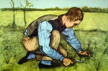 Cutting Grass Van Gogh