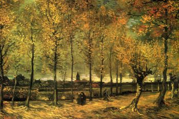 Lane with Poplars Van Gogh