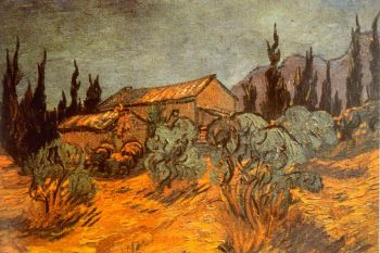 Wooden Sheds Van Gogh